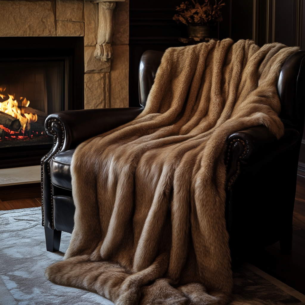 Amazon Fur throw