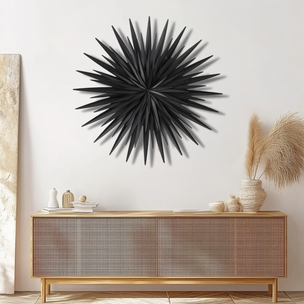 Metal Wall art for Staging